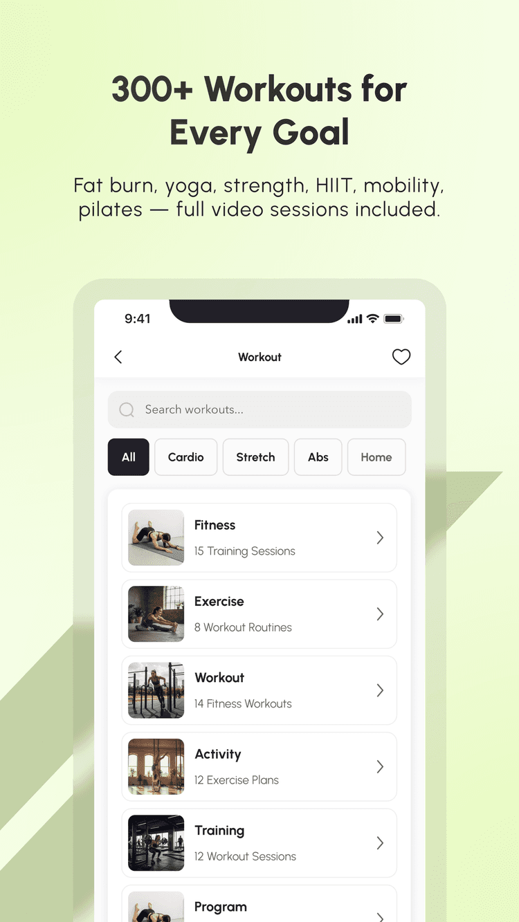 Personalized workouts